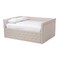 Baxton Studio Amaya Modern Light Beige Upholstered Queen Size Daybed 147-8735 - alternate 1